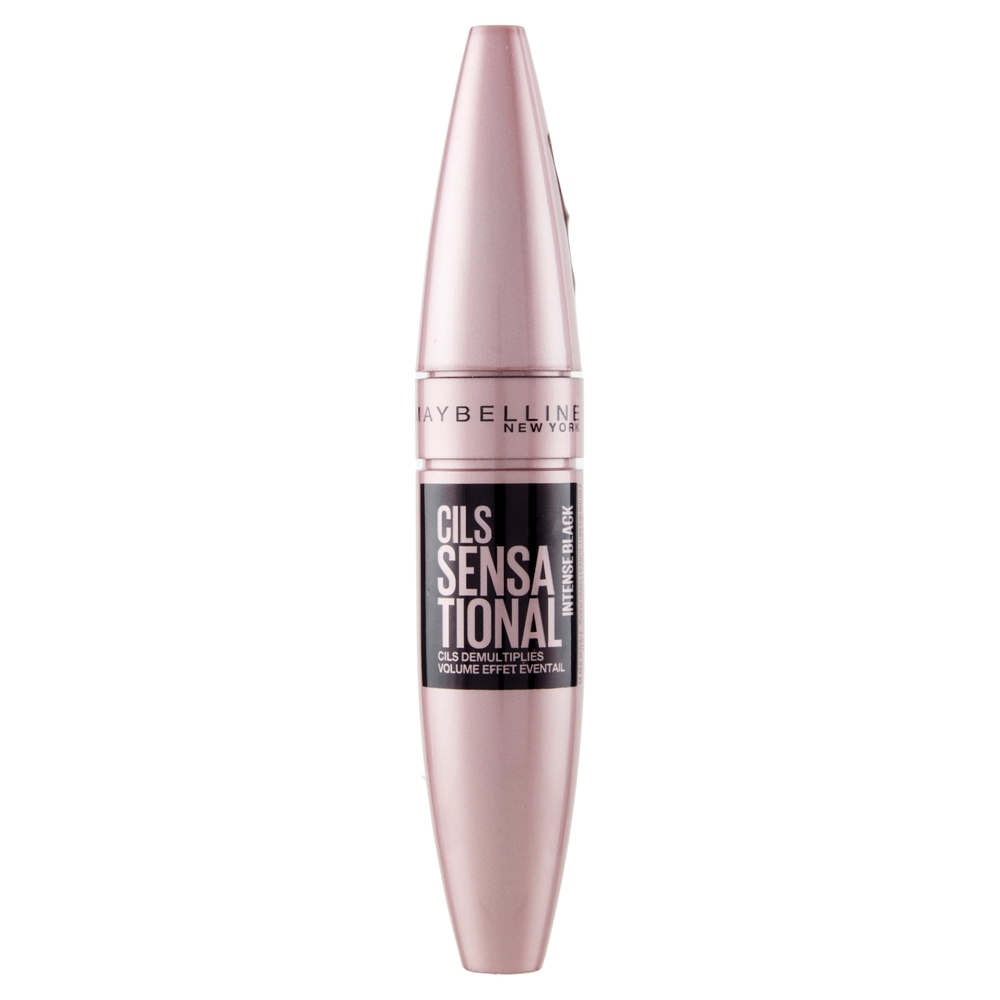 Maybelline New York Mascara Ciglia Sensazionali, Volumizzante, Intense Black, 9.5 ml